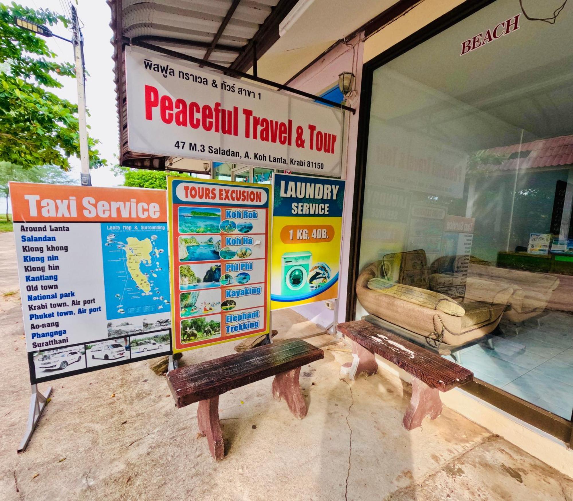 Lanta Palm Beach Resort , Beach Bungalow - Ко-Ланта Экстерьер фото